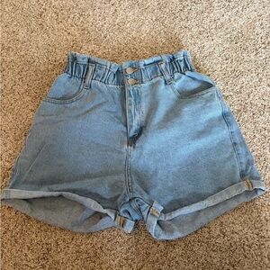 High-Waisted Jean Shorts